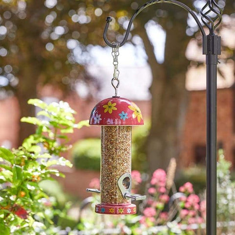 ChapelWood Seed Feeder Chapelwood Flamboya Seed Feeder Flowers - Pink