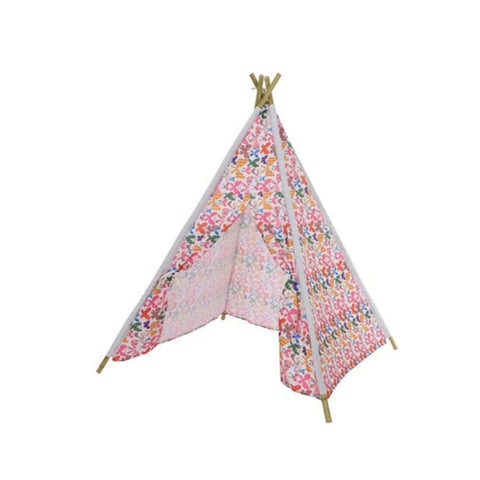 Kaemingk Garden Tents Child's Teepee Wigwam Playhouse -  Butterfly print
