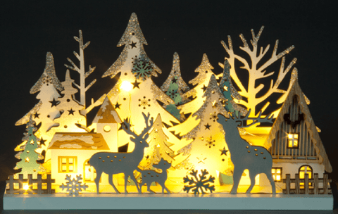 Snowtime Christmas Decor Snowtime Christmas LED Tabletop Scene
