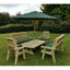 Churnet Valley Garden Furniture Set Churnet Valley Ergo 6 Seat Table Set 2 Chairs + 2 Benches