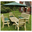 Churnet Valley Garden Furniture Set Churnet Valley Ergo 6 Seat Table Set 2 Chairs + 2 Benches