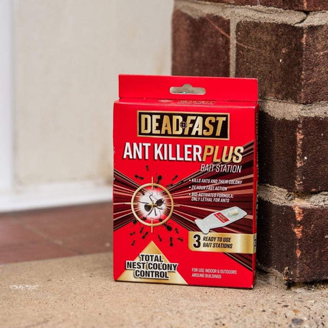 Deadfast Ant Control Deadfast Ant Killer Plus Bait Station - 3 Pack