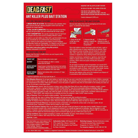 Deadfast Ant Control Deadfast Ant Killer Plus Bait Station - 3 Pack