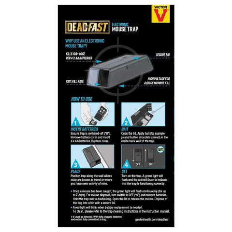 Deadfast Mouse Traps Deadfast Electronic Mouse Trap