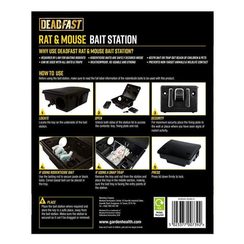 Deadfast Rodent Control Deadfast Mouse & Rat Bait Station