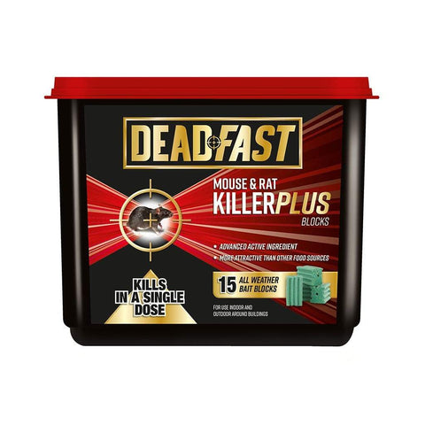 Deadfast Rodent Control Deadfast Mouse & Rat Killer Plus 15 Blocks