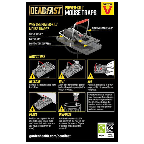 Deadfast Rat Trap Single (Rat) Deadfast Power Kill Rat Trap