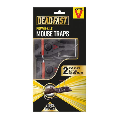 Deadfast Mouse Traps Twin (Mouse) Deadfast Power Kill Traps for Mice
