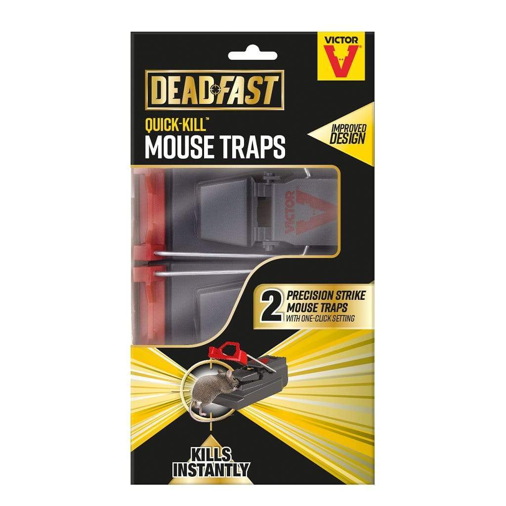 Deadfast Mouse Traps Deadfast Quick-Kill Mouse Traps Twin Pack