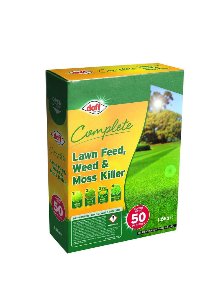 Doff 4 in 1 Complete Lawn Feed, Weed & Moss Killer Trowell Garden Centre
