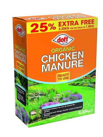 Doff Garden Plant Feeds Doff Organic Chicken Manure 2.25kg