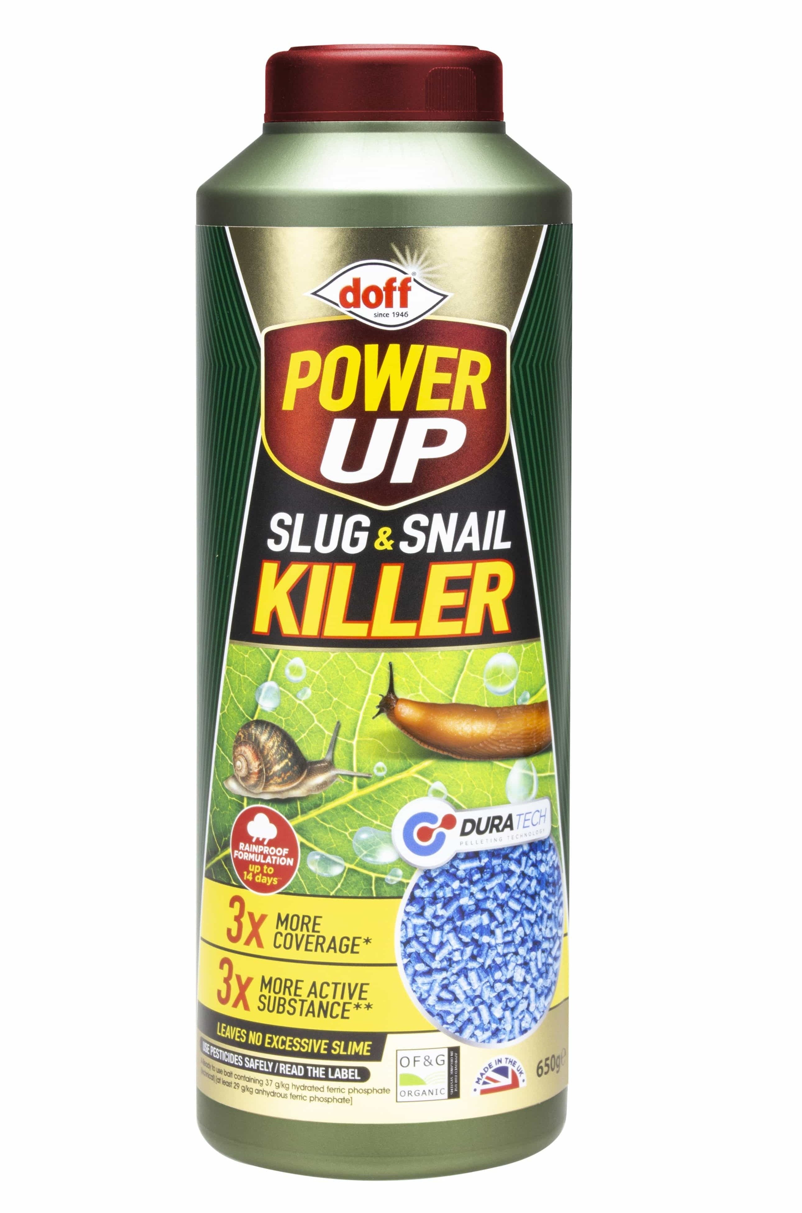 Doff Garden Pesticides Doff Power Up Slug & Snail Killer 650g
