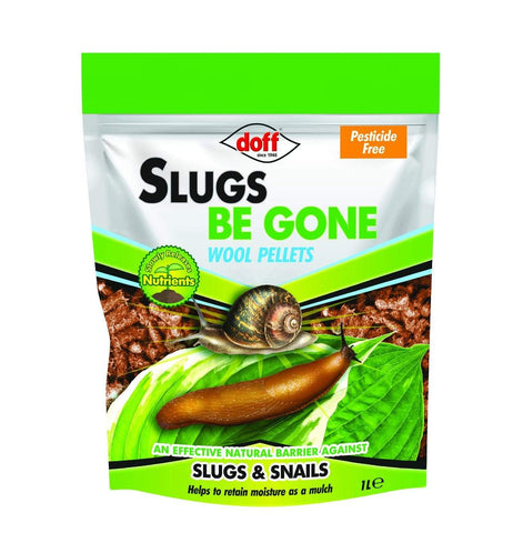 Doff Garden Pesticides Doff Slugs Be Gone Wool Pellets 1L