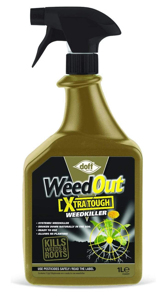 Doff WeedOut Extra Tough Weed killer 1 Litre Trowell Garden Centre