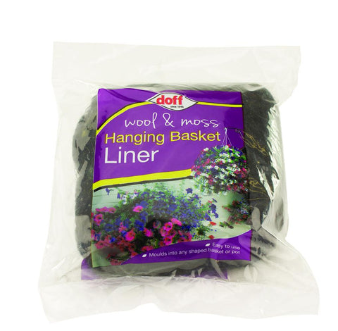 Doff Doff Wool & Moss Hanging Basket Liner Single
