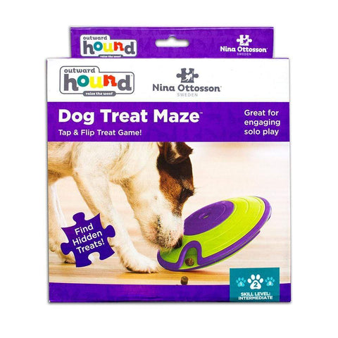 Nina Ottosson Dog Learning Dog Smart Treat Maze Learning Game, Nina Ottosson