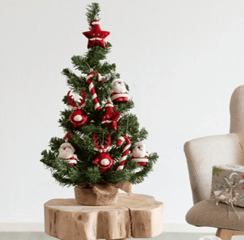 Kaemingk Christmas tree DONT UPLOAD Kaemingk Christmas Artificial Mini Imperial Tree W/ Shatterproof Decorations