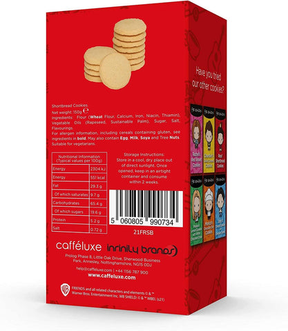 Caffeluxe Food Gift Set Friends Cookies 6 Pack Bundle