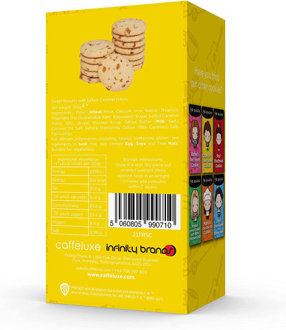 Caffeluxe Food Gift Set Friends Cookies 6 Pack Bundle
