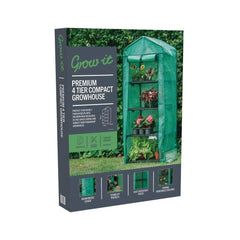 Gardman Growhouse Gardman 4 Tier Compact Mini Growhouse Premium Reinforced