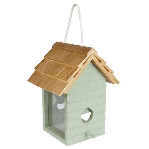 Gardman Seed Feeders Green Gardman Beach Hut Seed Feeder