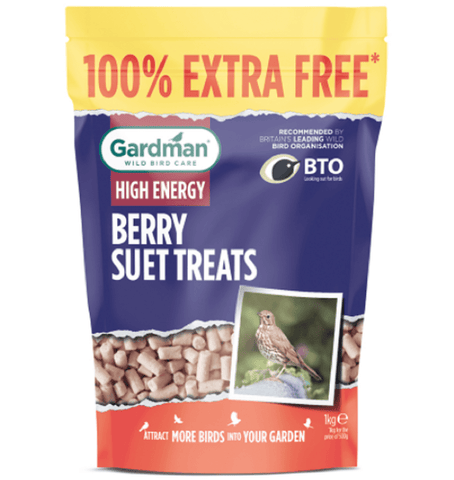 Gardman Suet Treats Gardman Berry Suet Treats (500g + 100% Extra Free)