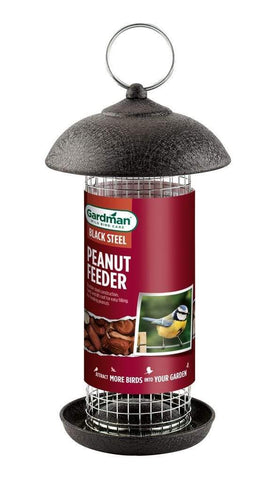 Gardman Peanut Feeders Gardman Black Steel Peanut Feeder