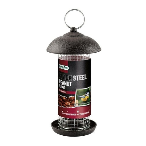 Gardman Peanut Feeders Gardman Black Steel Peanut Feeder