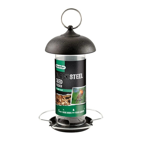 Gardman Seed Feeders Gardman Black Steel Seed Feeder