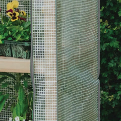 Gardman Replacement Cover Gardman Grow It Premium 4 Tier Wooden Growhouse Cover White PE