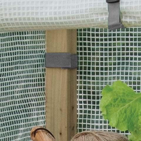 Gardman Replacement Cover Gardman Grow It Premium 4 Tier Wooden Growhouse Cover White PE