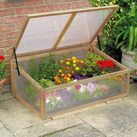 Gardman Cold Frames Gardman Grow It Wooden Cold Frame Natural