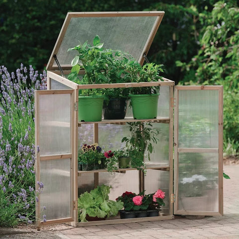 Gardman Wooden Growhouse Gardman Grow It Wooden Growhouse Natural