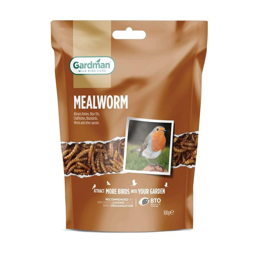 Gardman Meal Worms & Worms Gardman Mealworm Pouch 100g