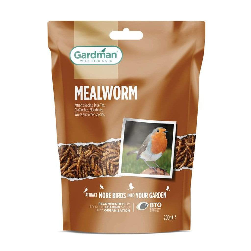 Gardman Meal Worms & Worms Gardman Mealworm Pouch 200g