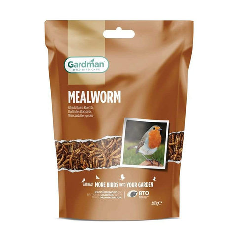 Gardman Meal Worms & Worms Gardman Mealworm Pouch 400g