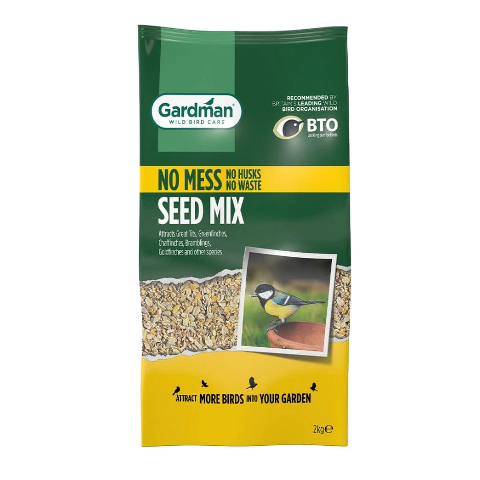 Gardman Bird Seed Mixes Gardman No Mess Seed Mix 2kg