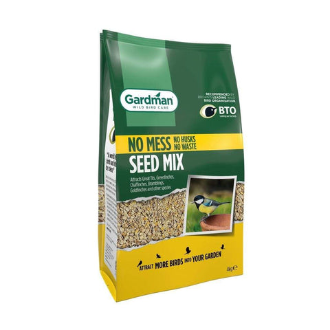 Gardman Bird Seed Mixes Gardman No Mess Seed Mix 4kg