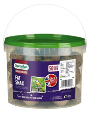 Gardman Suet Fat Balls Gardman No Nets Fat Snax 50 Tub