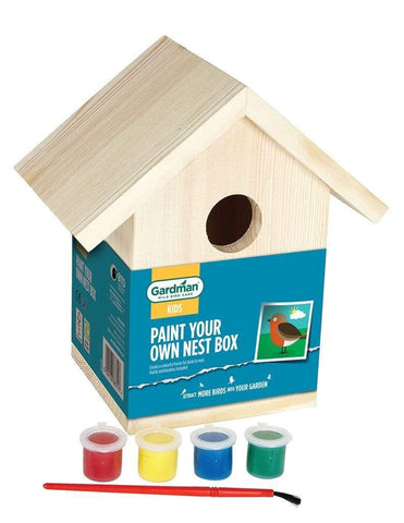 Gardman Nest Boxes Gardman Paint Your Own Nest Box
