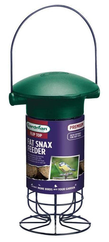 Gardman Fat Balls & Suet Feeders Gardman Premium Flip Top Fat Snax and Suet Roll Feeder