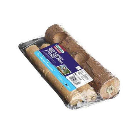Gardman Fat Balls & Suet Feeders Gardman Seed and Mealworm Mini Suet Rolls and Feeder