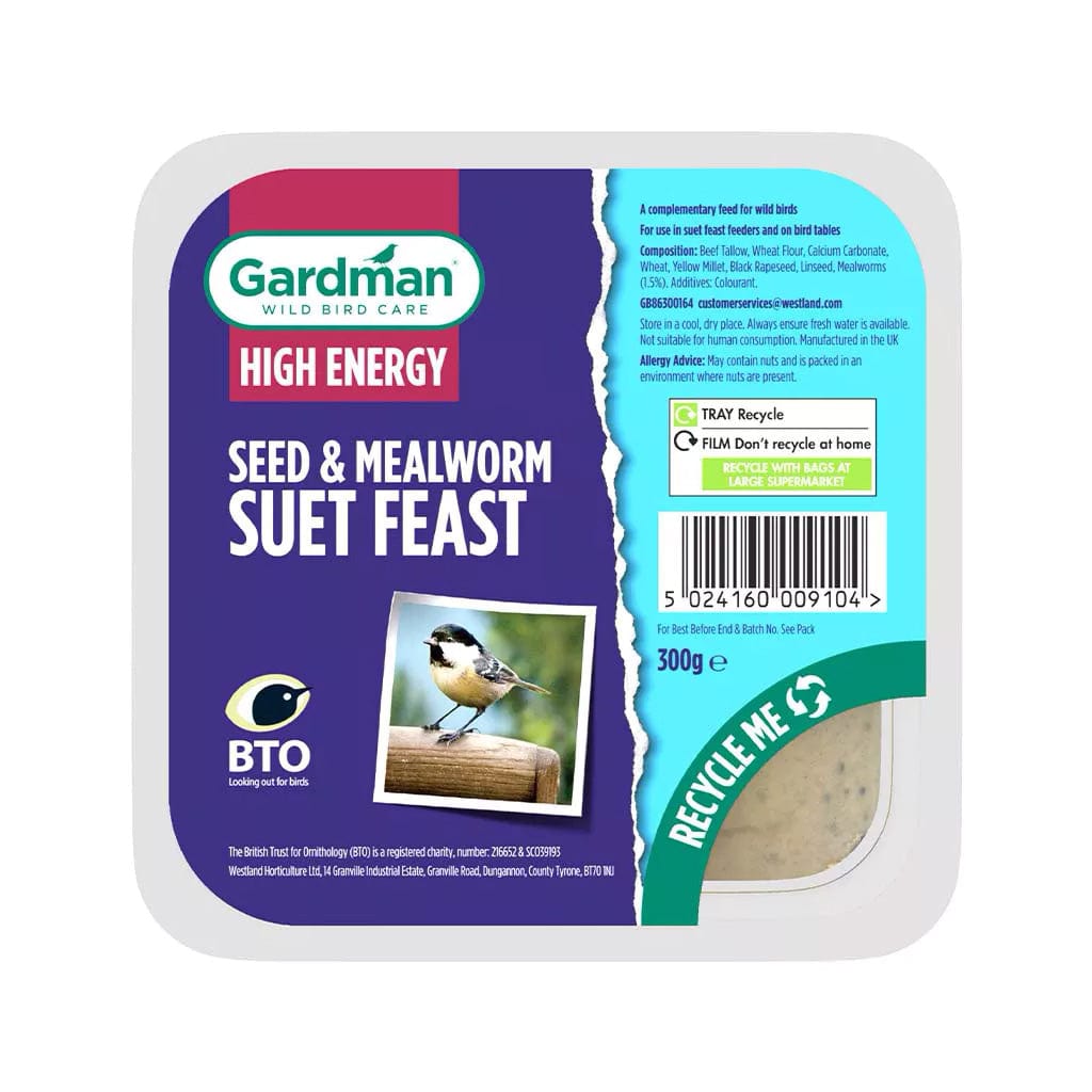 Gardman Suet Cakes Gardman Seed and Mealworm Suet Feast