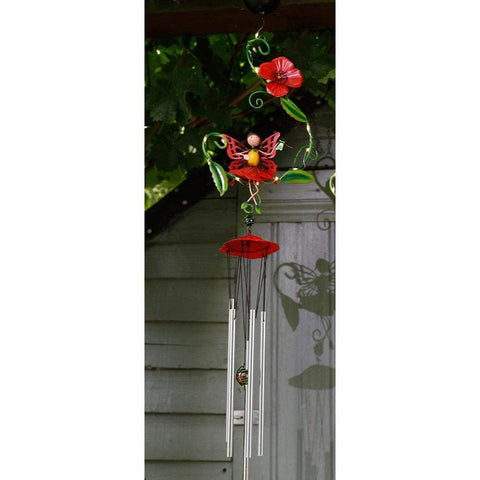Gardman Wind Chimes Gardman Solar Poppy Wind Chime