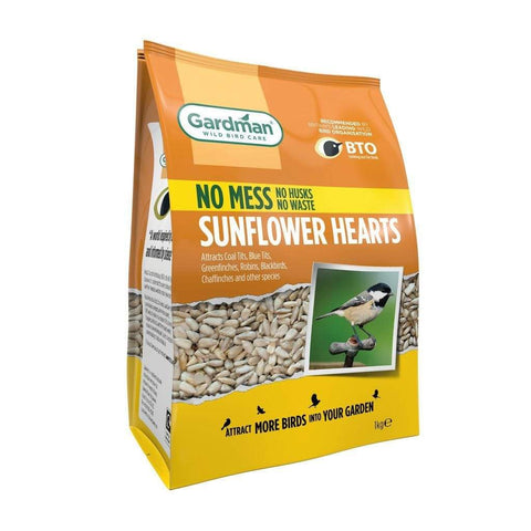 Gardman Sunflower Seeds Gardman Sunflower Hearts 1 kg Bag