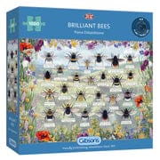 Gibsons jigsaw Gibsons Brilliant Bees Jigsaw 1000Pc