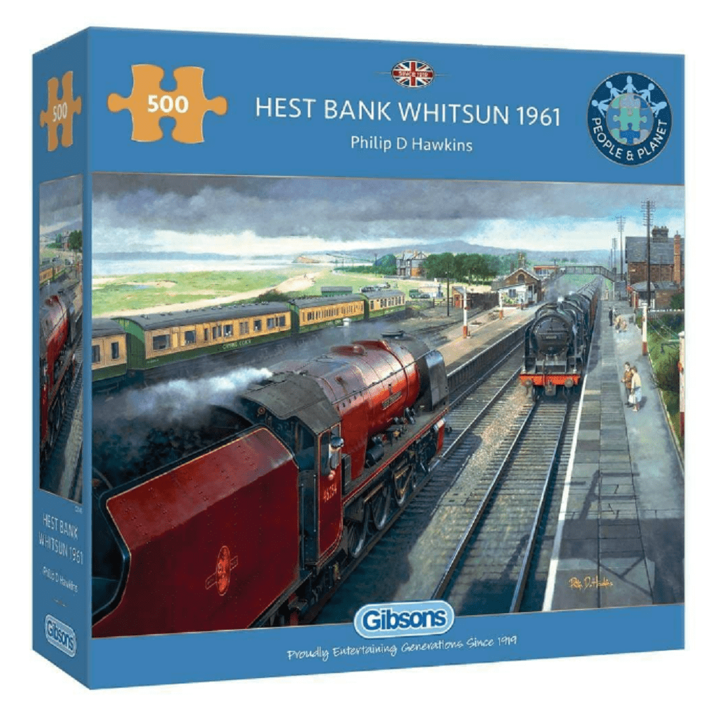 Gibsons Jigsaw Gibsons Hest Bank Whitsun 1961 500pc Jigsaw