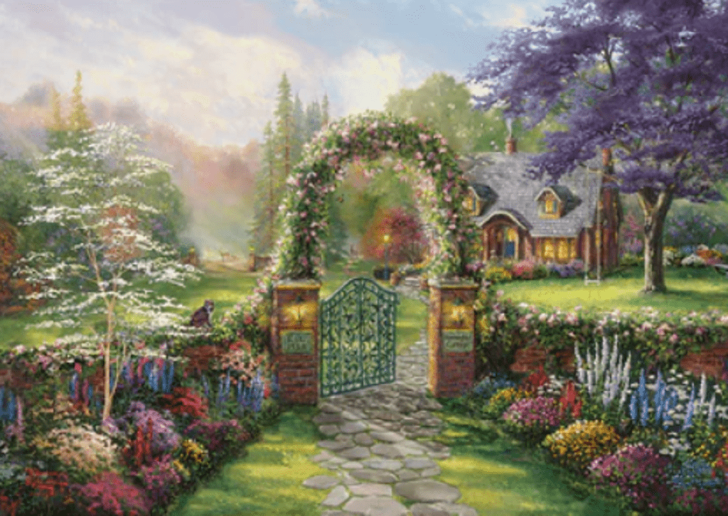 Gibsons Hummingbird Cottage 1000 Piece Jigsaw Puzzles for Adults | Thomas K Gibsons - Hummingbird Cottage - Jigsaw Puzzle - 1000pcs