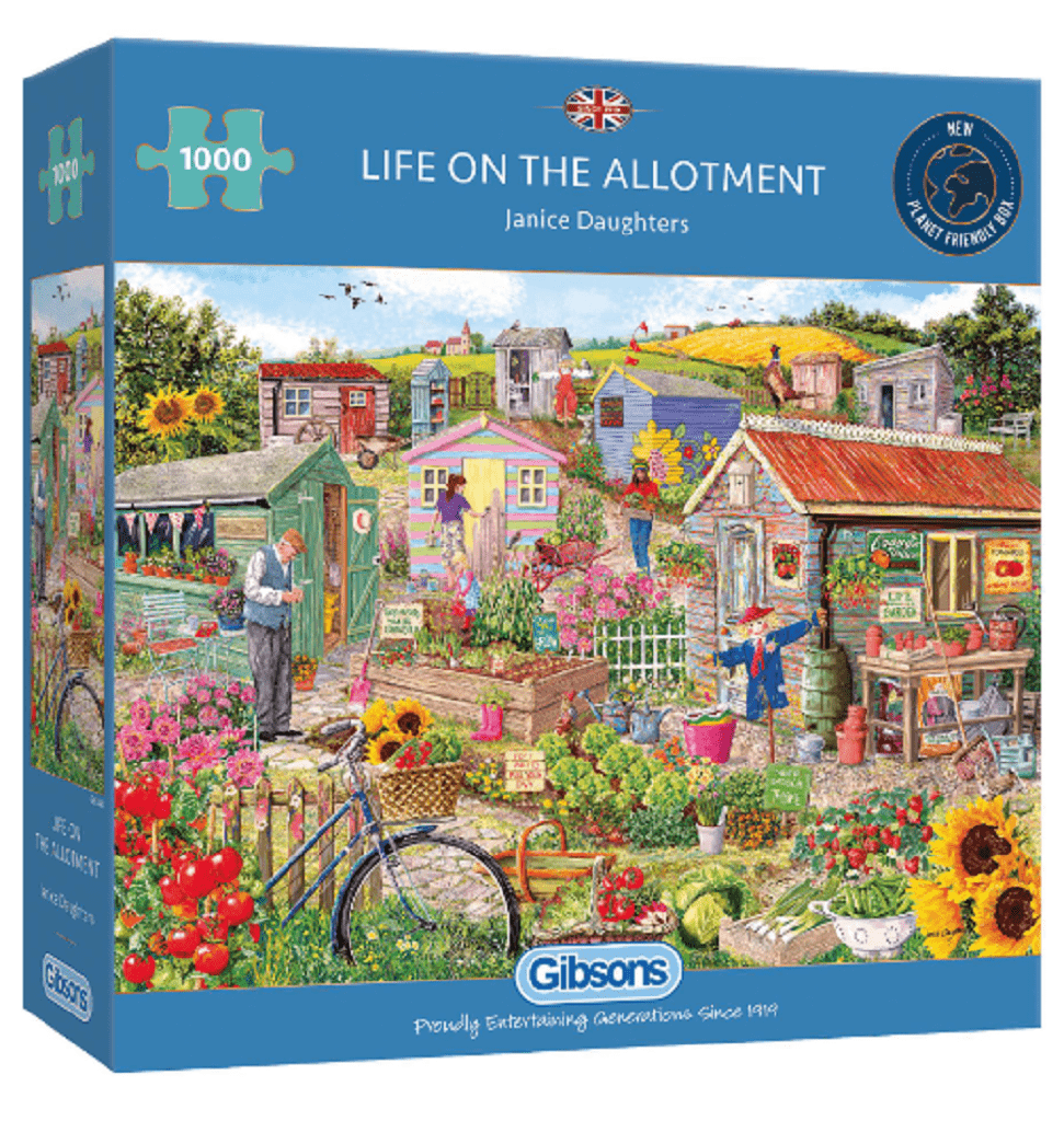 Gibsons Life On The Allotment Jigsaw 1000Pc Trowell Garden Centre