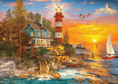 Gibsons Jigsaw Gibsons Lighthouse Island Jigsaw 500pc